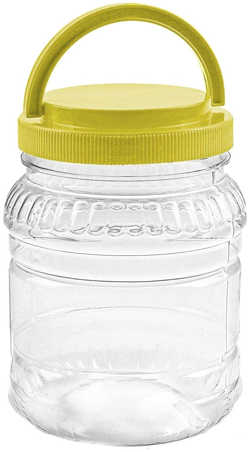 Банка, 1,5 л, цвет МИКС