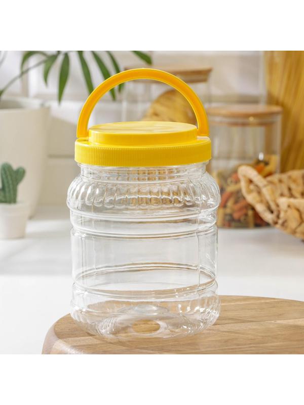 Банка, 1,5 л, цвет МИКС