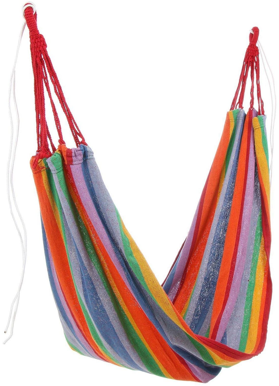 Гамак 200 × 80 см, хлопок, цвета МИКС