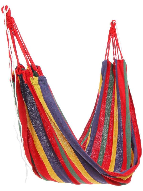 Гамак 200 × 80 см, хлопок, цвета МИКС