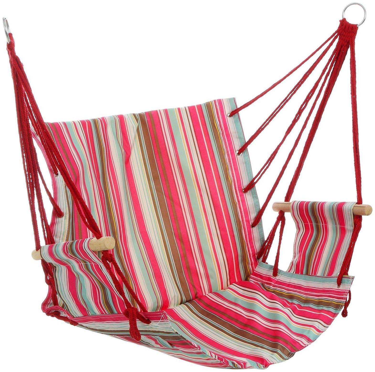 Гамак-кресло подвесное, цвета микс