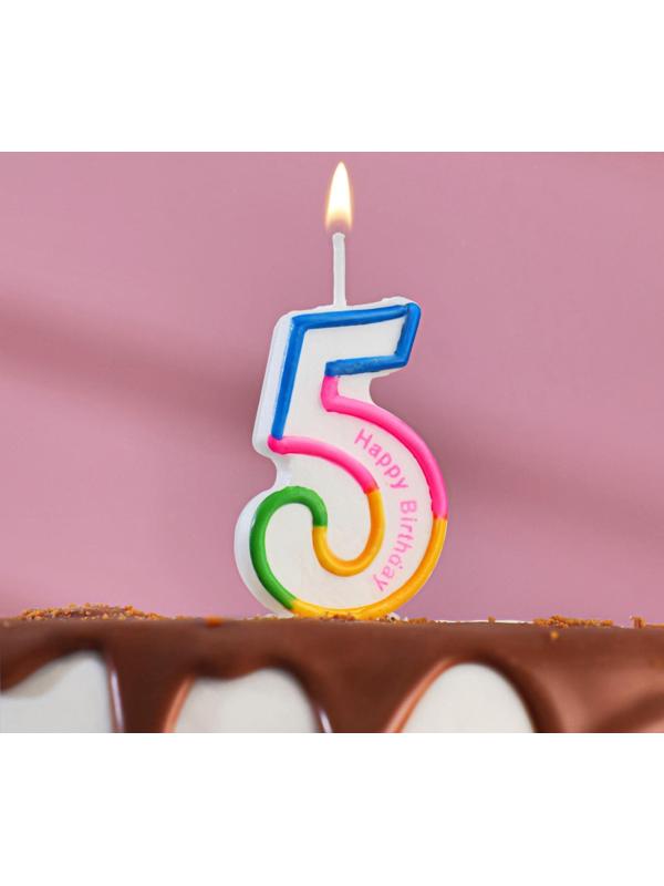 Свеча для торта цифра 