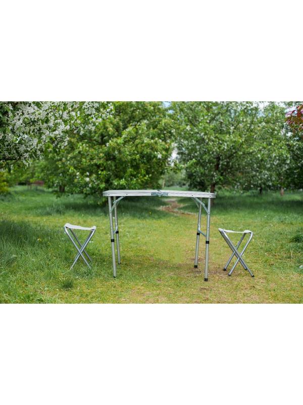 Набор туристический складной: стол, размер 90 х 60 х 70 см, 2 стула