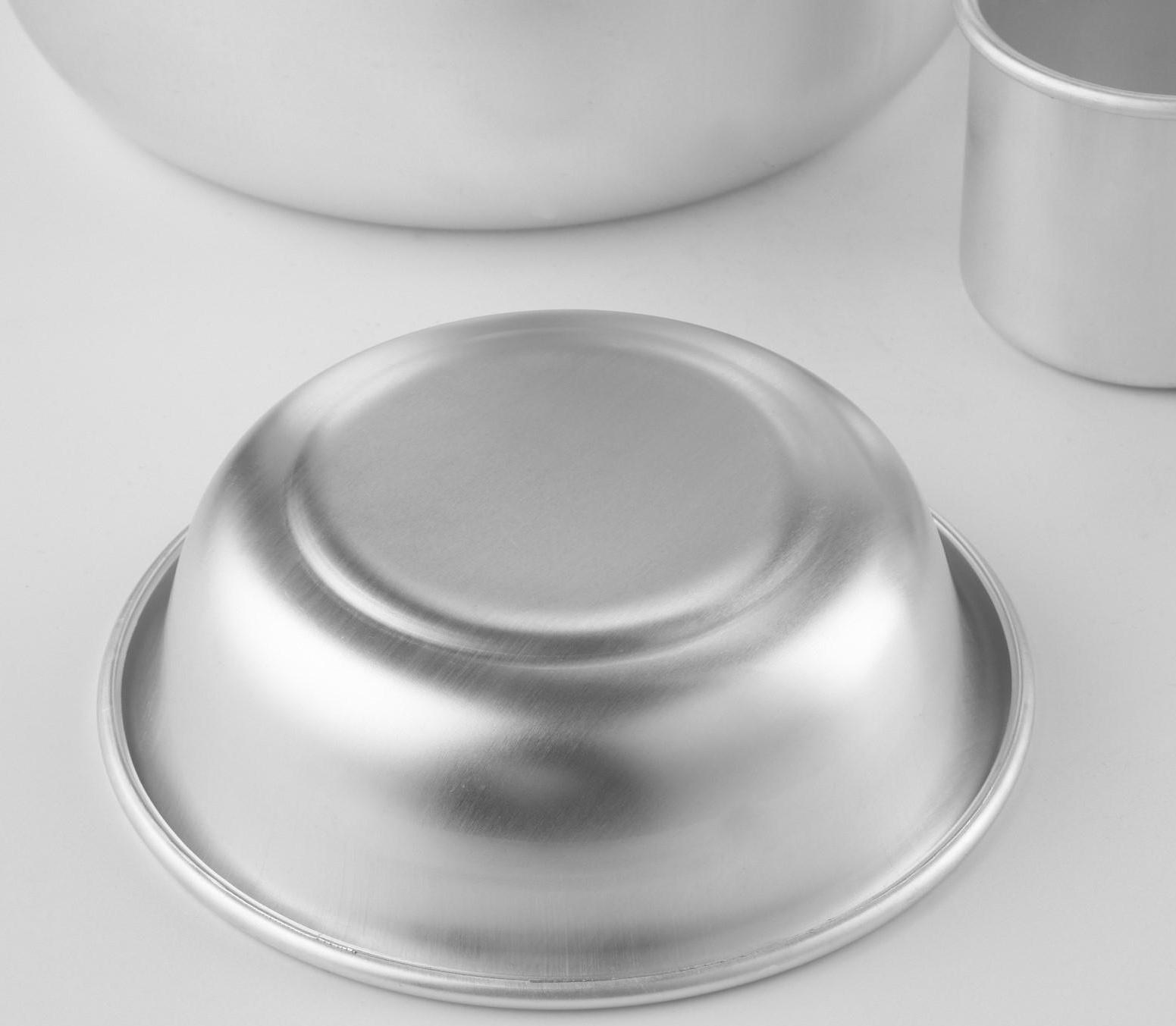 Набор походный в рюкзаке, 15 предметов, алюминиевые крышки