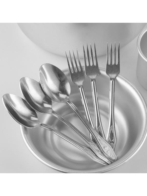 Набор походный в рюкзаке, 15 предметов, алюминиевые крышки