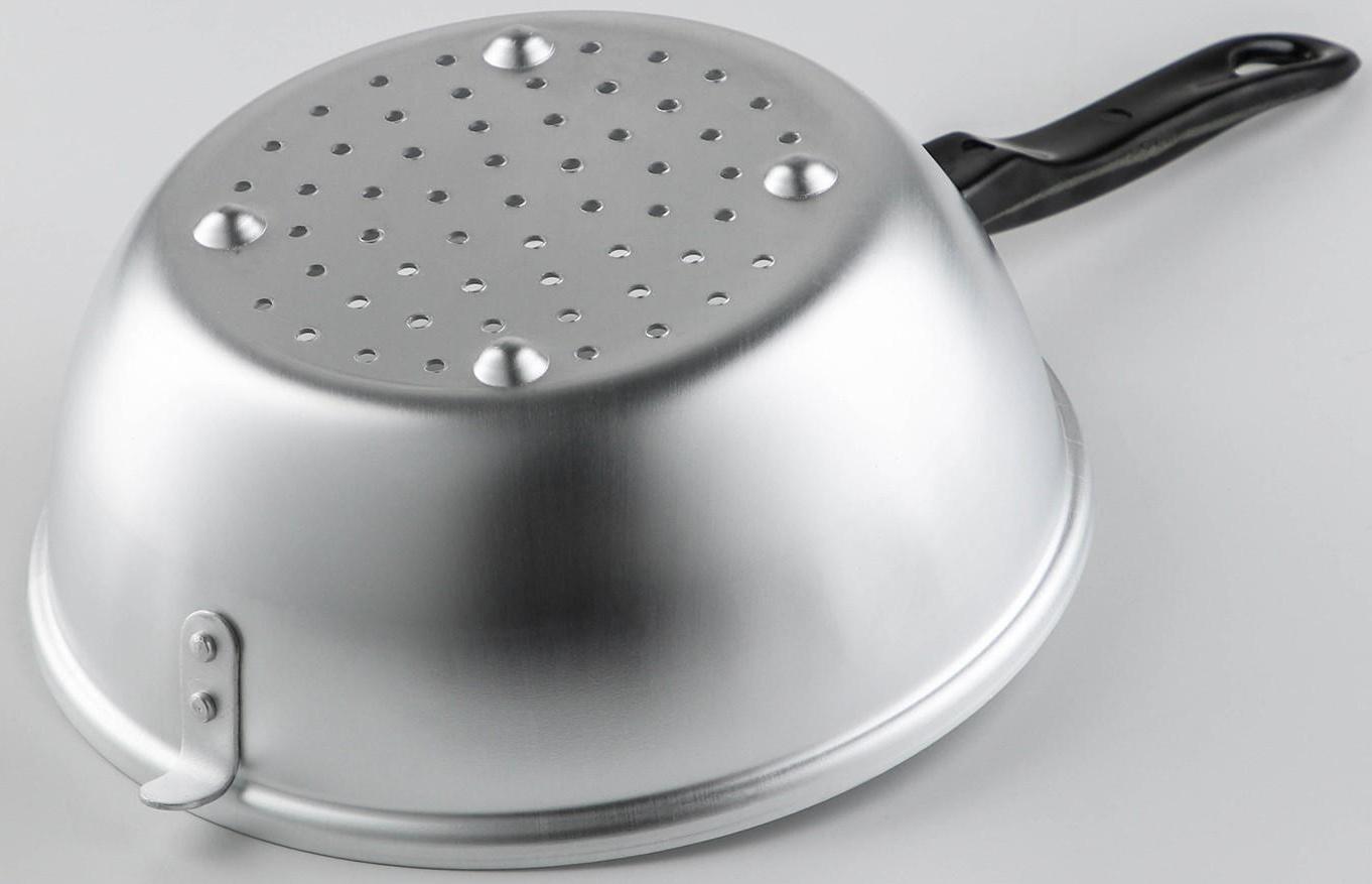 Дуршлаг, d=24 см, цвет хромированный