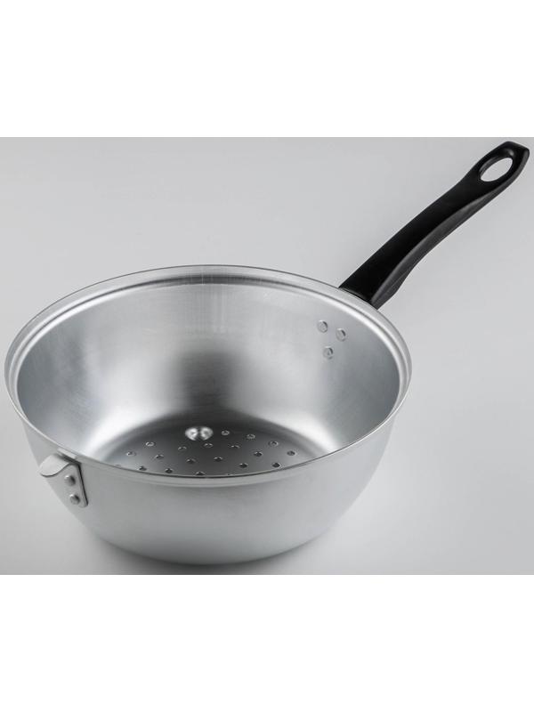 Дуршлаг, d=24 см, цвет хромированный