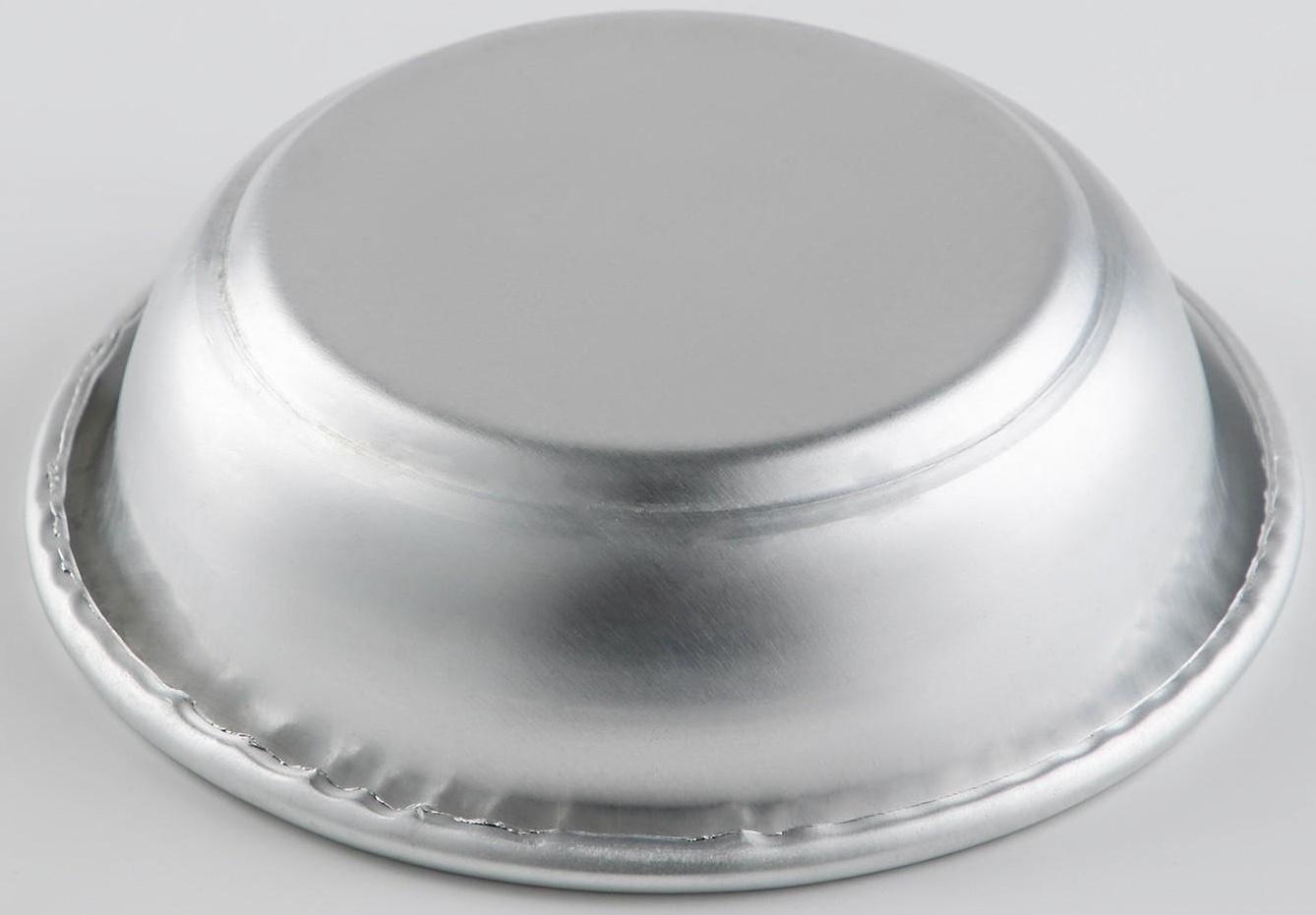 Миска, 500 мл, d=16 см, цвет хромированный