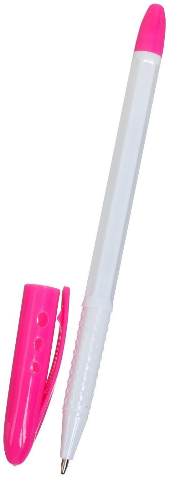 Ручка шариковая WH-229, 1.0 мм, стержень синий, с цветным колпачком