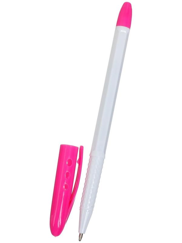 Ручка шариковая WH-229, 1.0 мм, стержень синий, с цветным колпачком