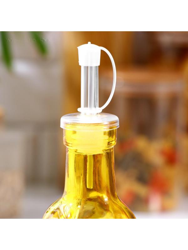 Бутыль стеклянная для соусов и масла Доляна «Галерея», 200 мл, h=19 см, цвет МИКС