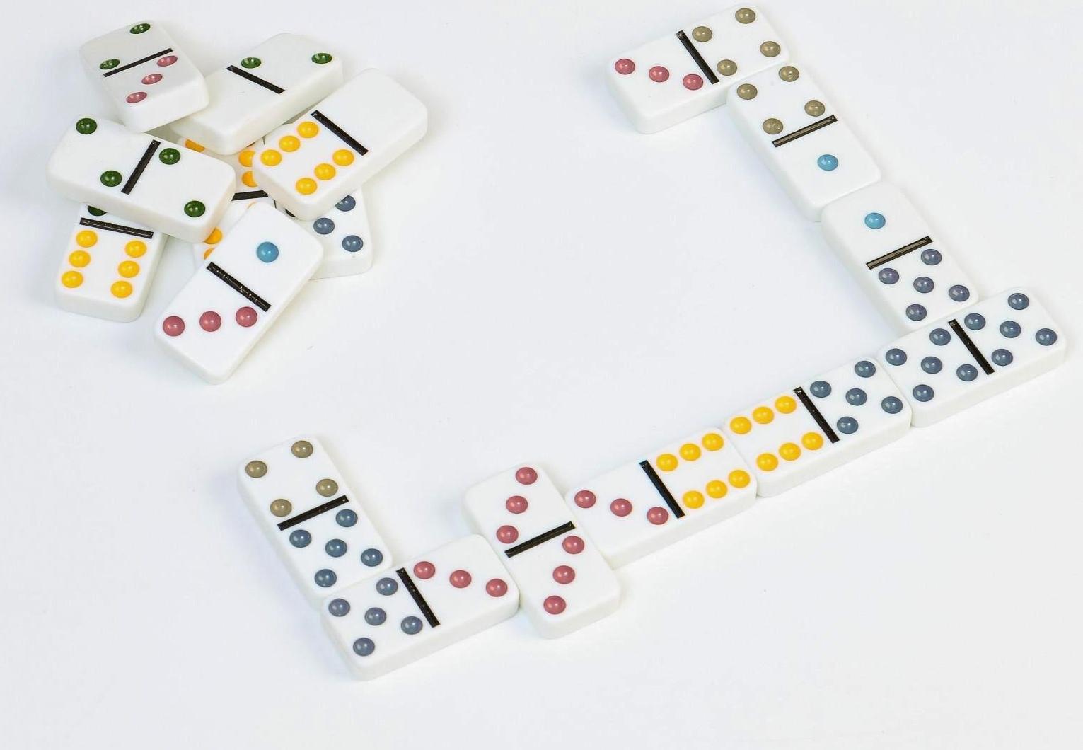 Домино 28 шт, 10 x 16 см, костяшка 1 х 2.8 х 1.5 см