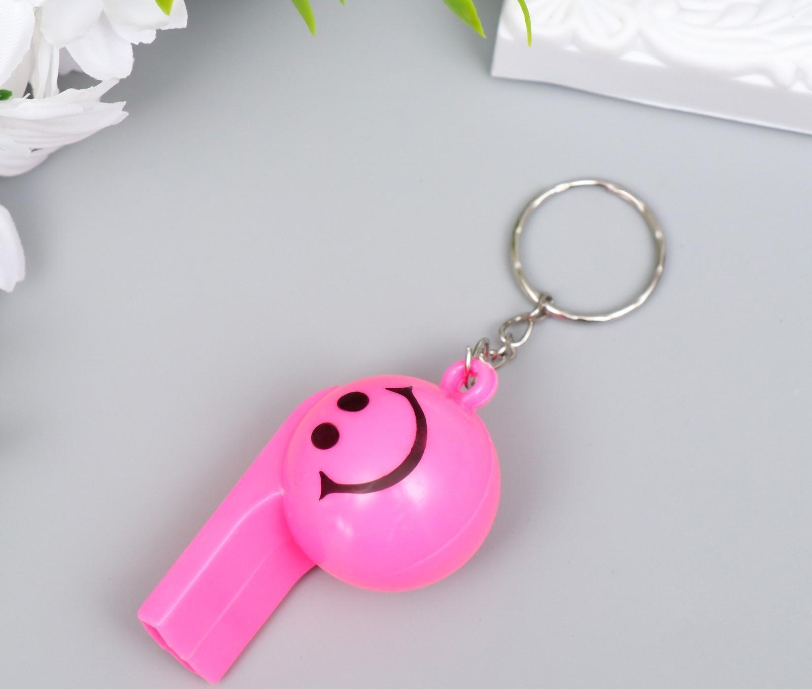 Свисток пластик на кольце 