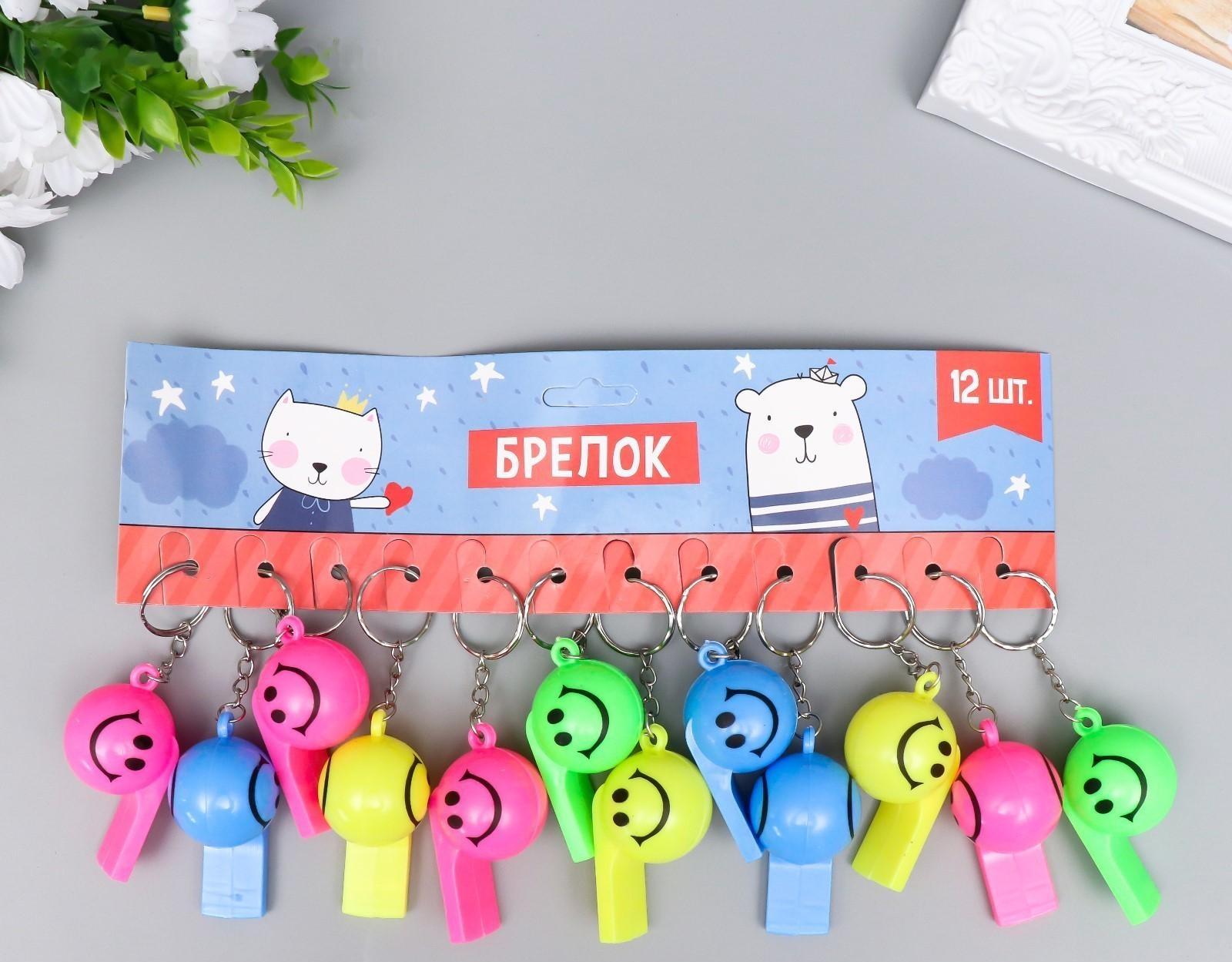 Свисток пластик на кольце 