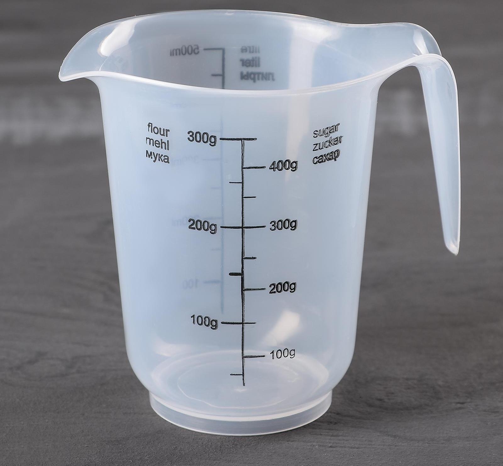 Кувшин мерный, 500 мл, цвет прозрачный