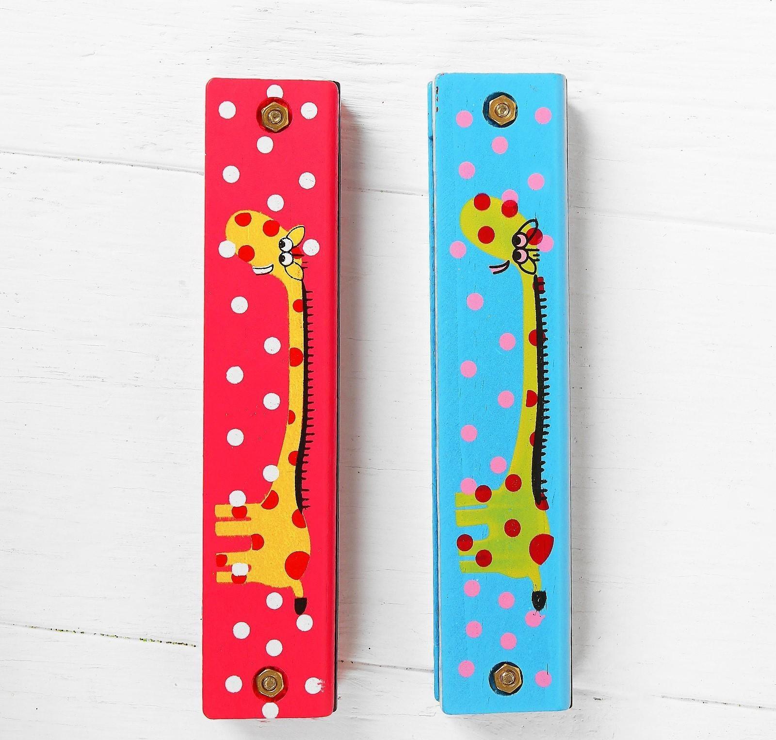 Губная гармошка «Жирафики», цвета МИКС