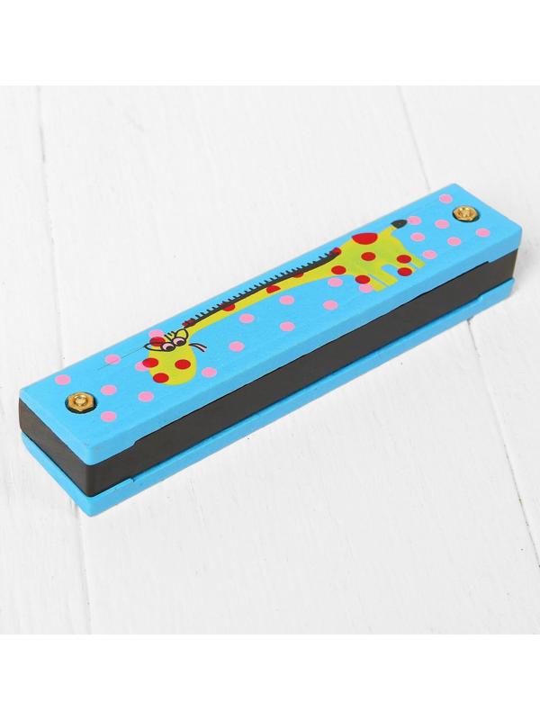 Губная гармошка «Жирафики», цвета МИКС