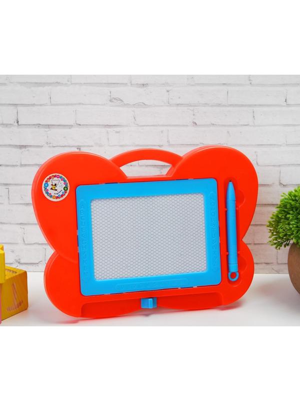 Доска для рисования магнитная «Бабочка» чёрная крошка, цвета МИКС