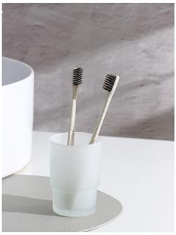 Стакан для зубных щёток «Гарант», d=6,7 см, матовый