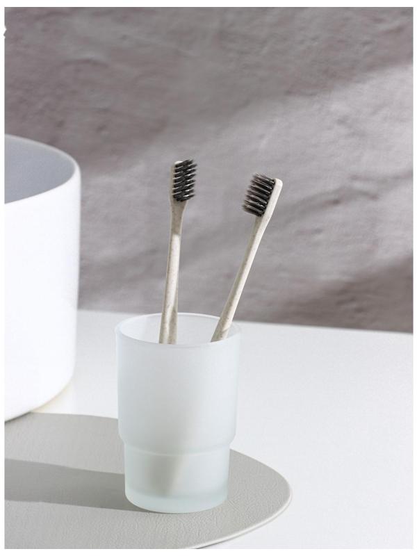 Стакан для зубных щёток «Гарант», d=6,7 см, матовый