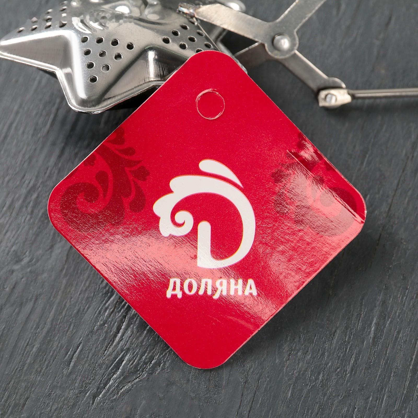 Ситечко для чая Доляна «Звезда», 16,5 см