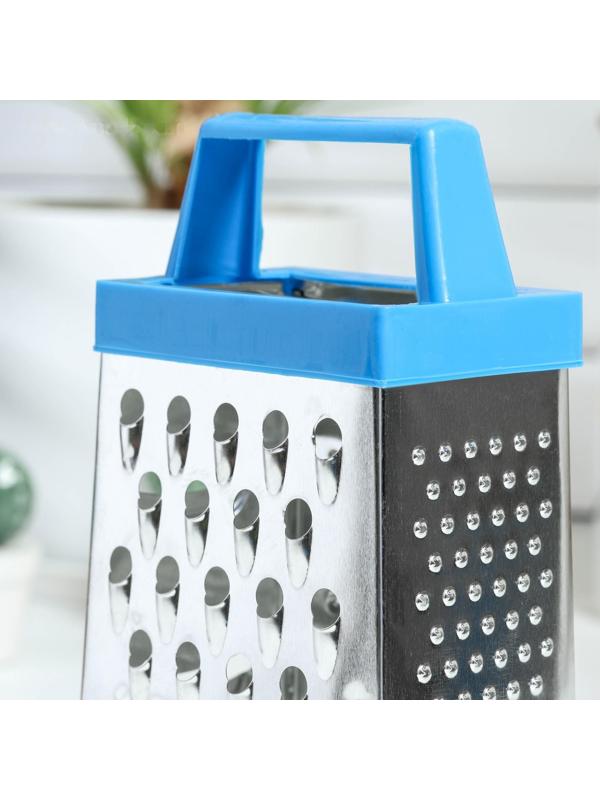 Тёрка четырёхгранная Доляна «Классика», 22 см, цвет МИКС