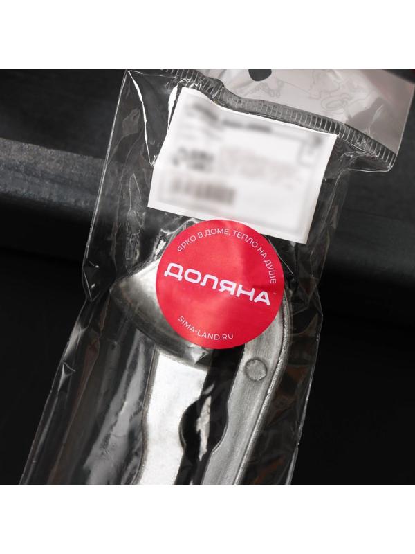 Пресс для чеснока Доляна «Классика», 14 см, цвет хромированный