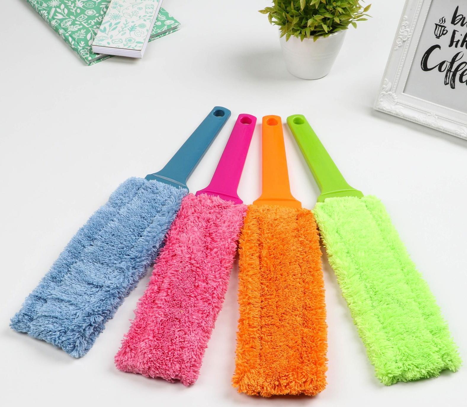 Щётка для уборки гибкая, 8×37,5 см, цвет МИКС