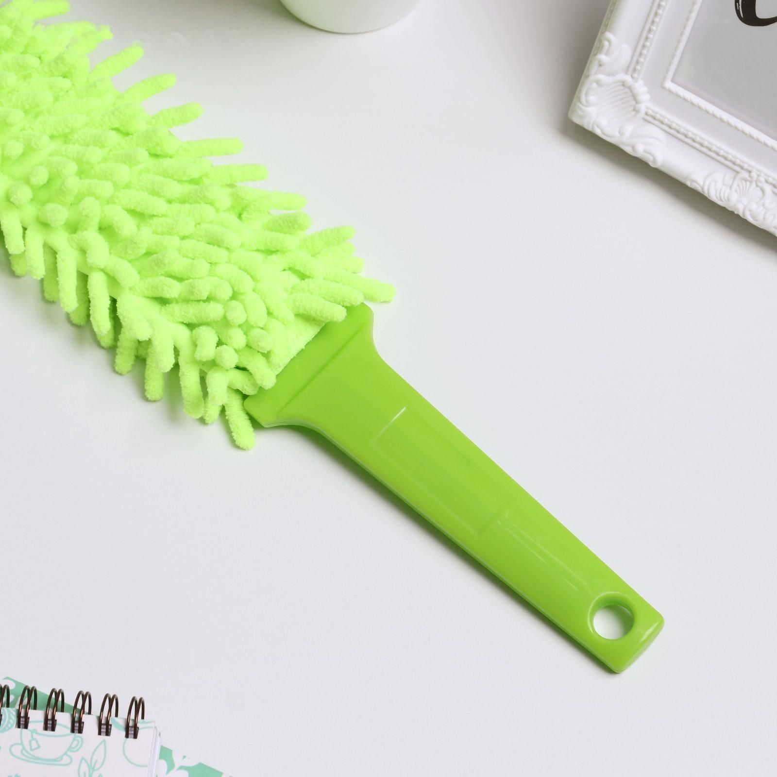 Щётка для уборки гибкая, 39×8 см, цвет МИКС