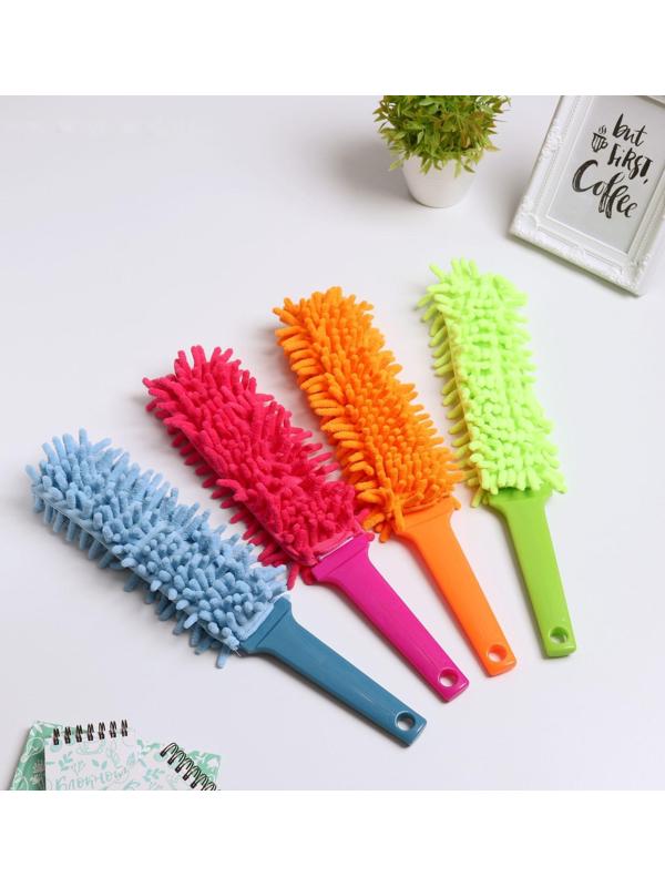 Щётка для уборки гибкая, 39×8 см, цвет МИКС