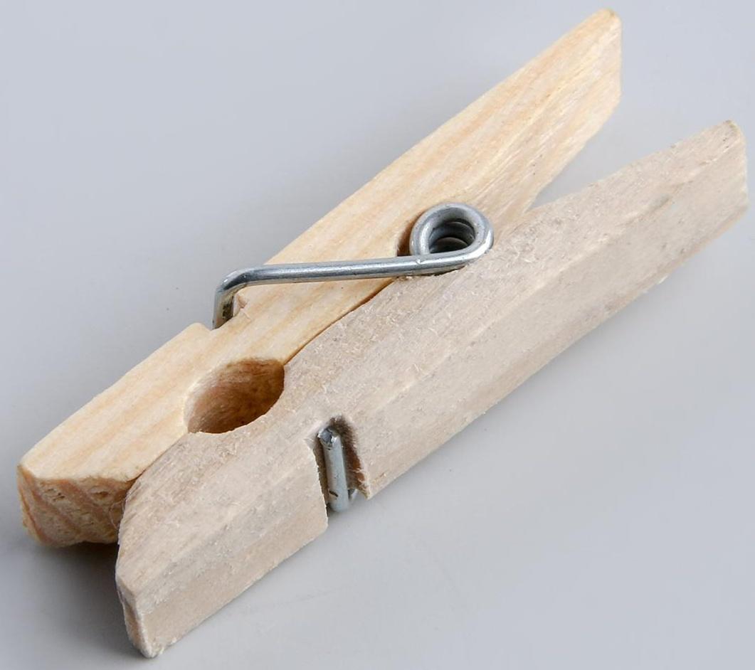 Прищепки деревянные Доляна «Мини», 3,5 см, 30 шт