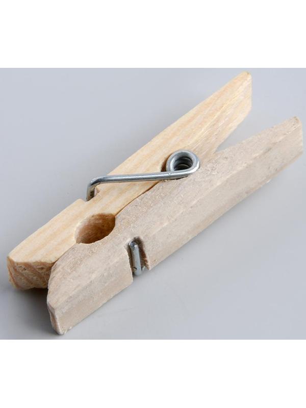 Прищепки деревянные Доляна «Мини», 3,5 см, 30 шт