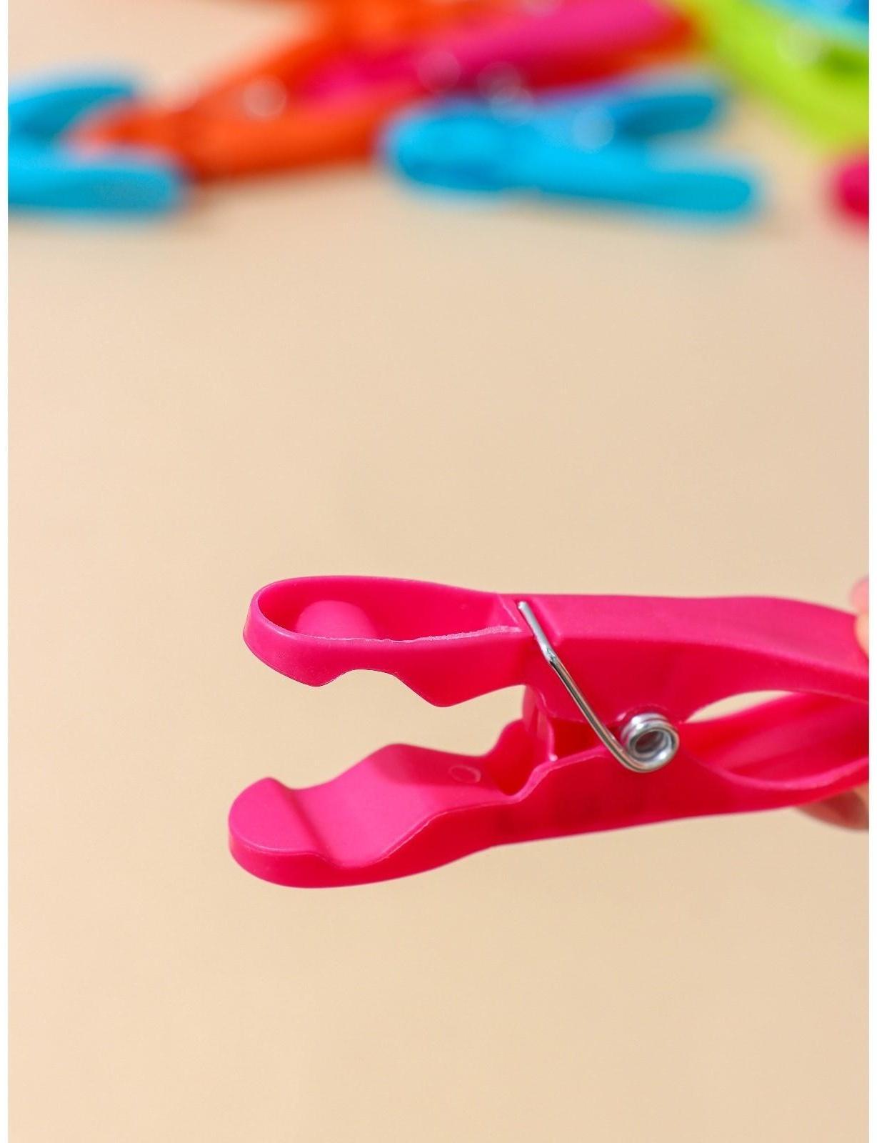 Прищепки бельевые «Ложки», 8,4 см, 24 шт