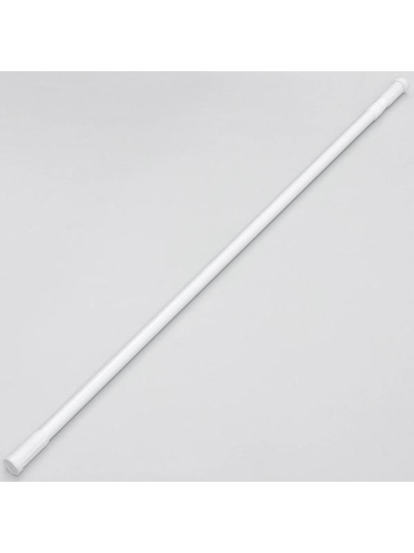 Карниз для ванной комнаты телескопический Доляна, 110-200 см, цвет белый