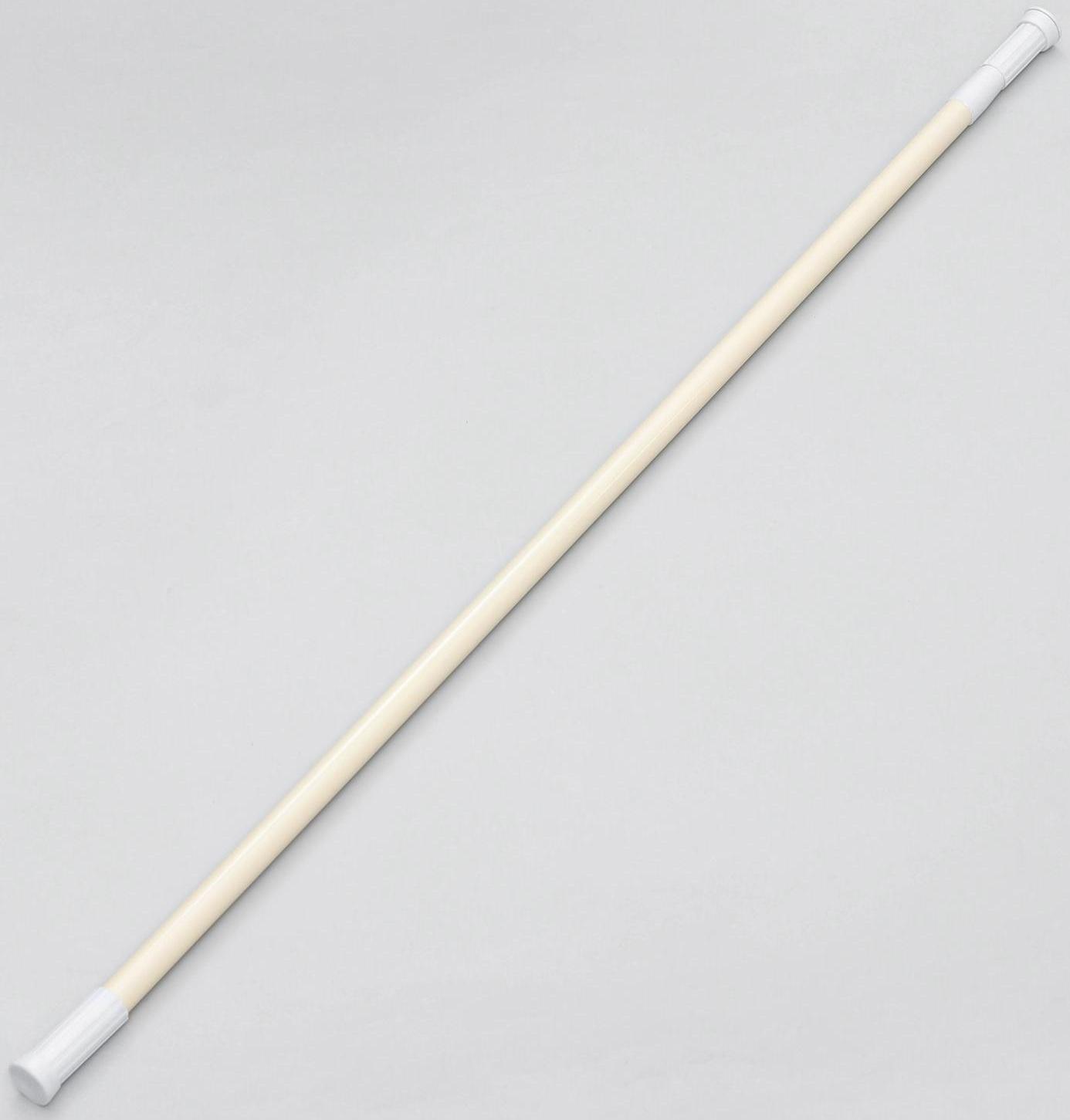 Карниз для ванной комнаты телескопический 110-200 см, цвет бежевый