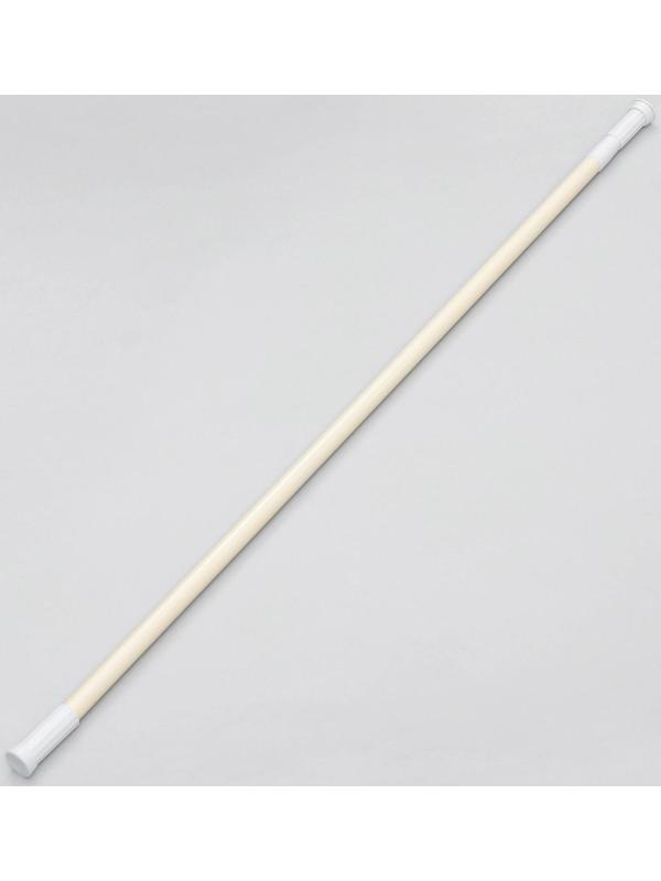 Карниз для ванной комнаты телескопический 110-200 см, цвет бежевый