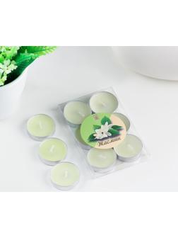 Набор свечей чайных ароматических, 6 шт, жасмин