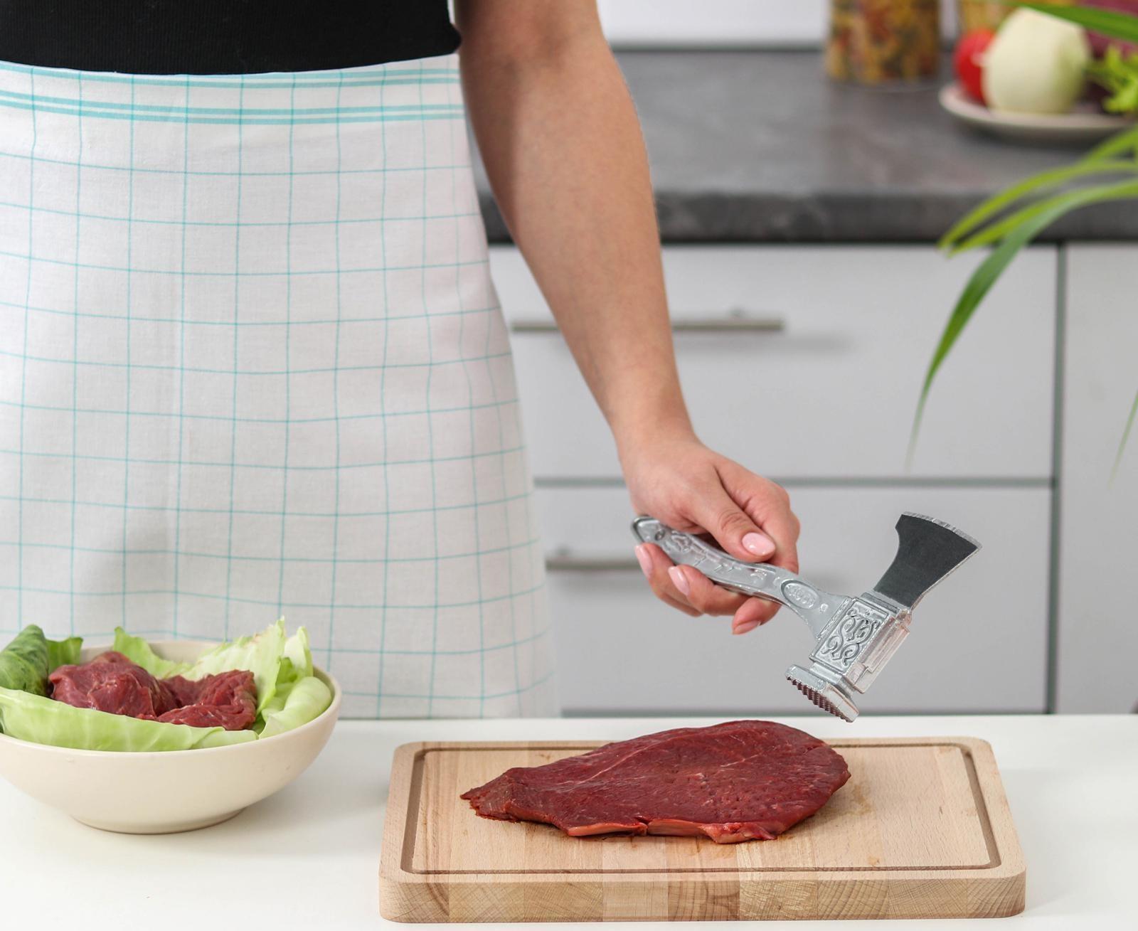 Молоток для мяса с топориком Доляна, 22 см