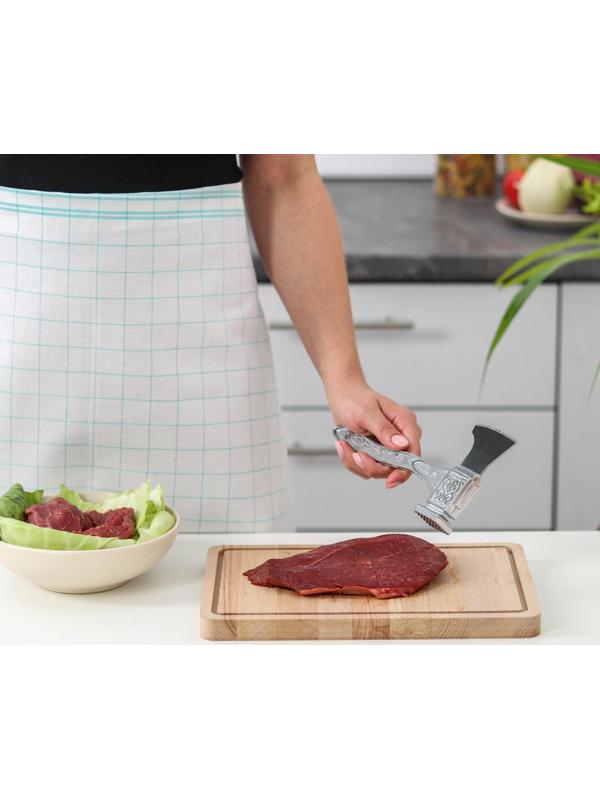 Молоток для мяса с топориком Доляна, 22 см