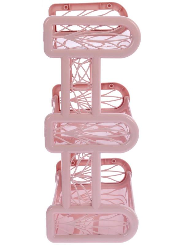 Полка навесная 3-секционнаяBranQ, 32×17,2×42 см, цвет МИКС