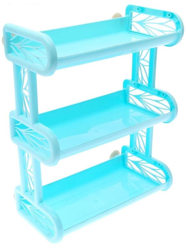 Полка навесная 3-секционнаяBranQ, 32×17,2×42 см, цвет МИКС