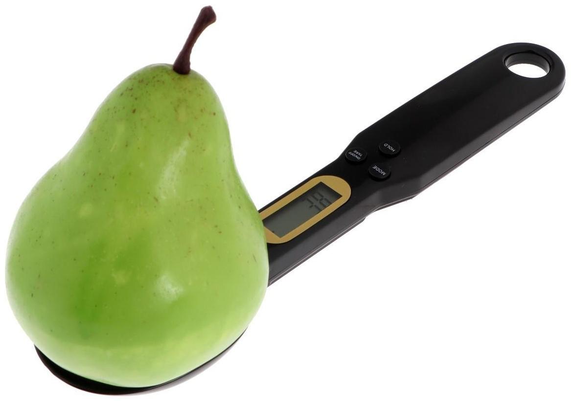 Весы кухонные Luazon LV-507, электронные, до 0.5 кг, чёрные