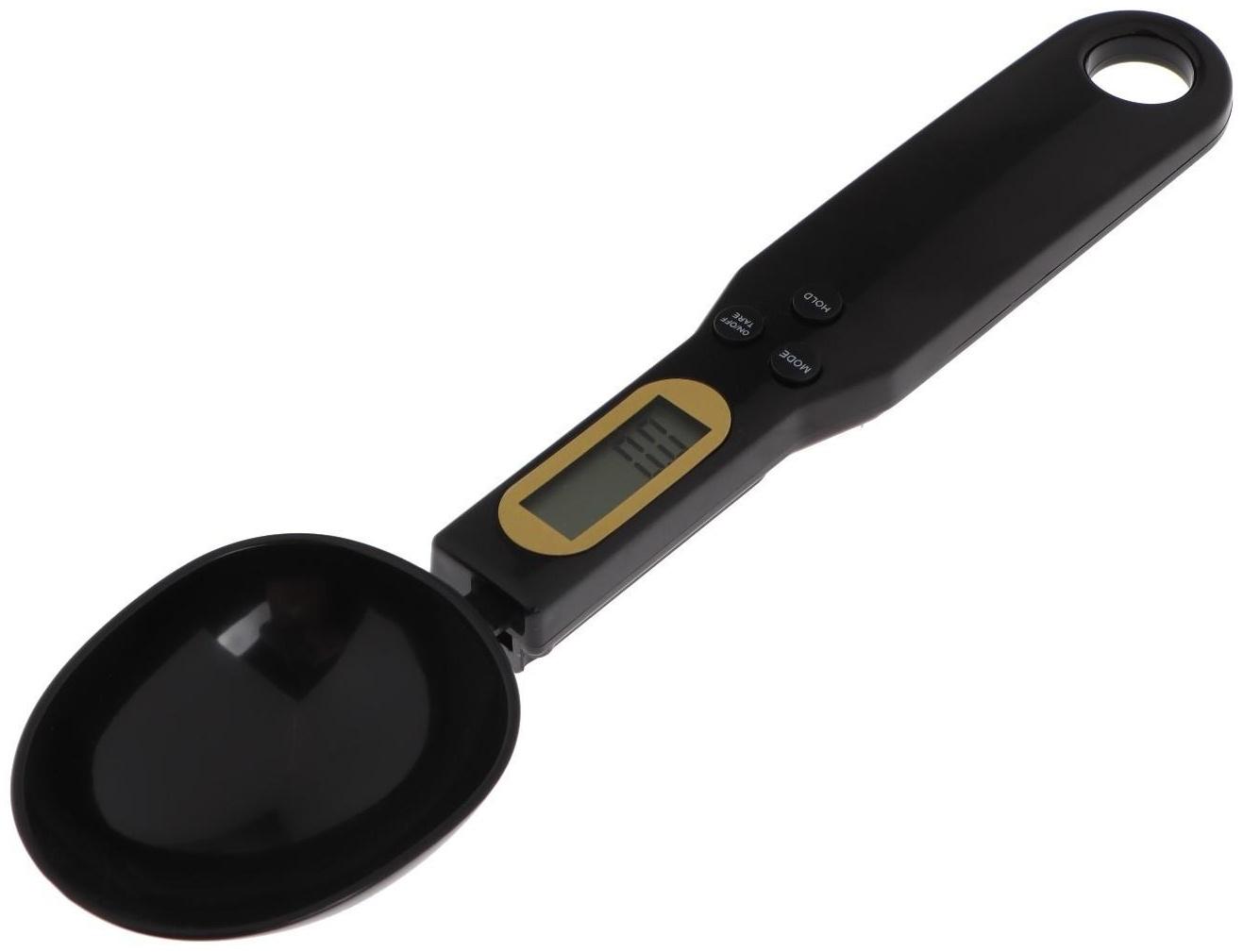 Весы кухонные Luazon LV-507, электронные, до 0.5 кг, чёрные