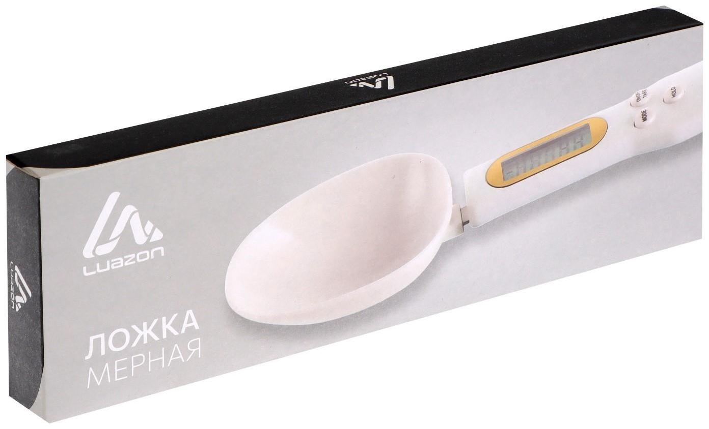 Весы кухонные Luazon LV-507, электронные, до 0.5 кг, чёрные