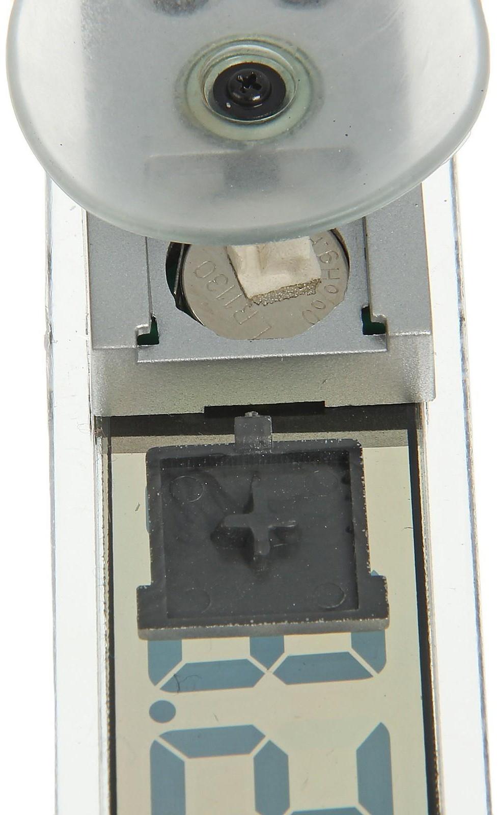 Термометр Luazon LTR-17, электронный, на присоске, прозрачный