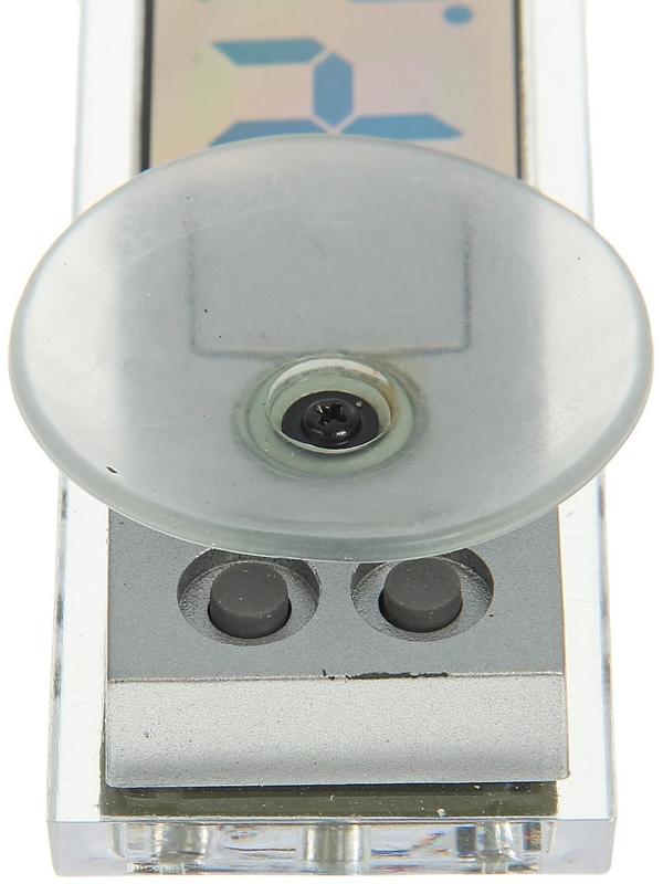 Термометр Luazon LTR-17, электронный, на присоске, прозрачный