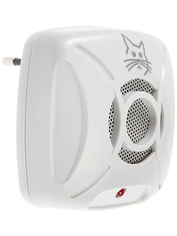 Отпугиватель крыс и мышей Luazon LRI-06, ультразвуковой, 20 м2, 220 В, белый/серый микс