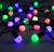 Гирлянда «Нить» 10 м с насадками «Шарики 1.5 см», IP44, тёмная нить, 100 LED, свечение мульти (RG/RB), мигание, 220 В
