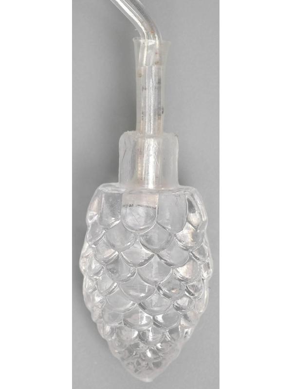 Гирлянда «Нить» 5 м с насадками «Шишки большие», IP20, прозрачная нить, 20 LED, свечение мульти (RG/RB), мигание, 220 В