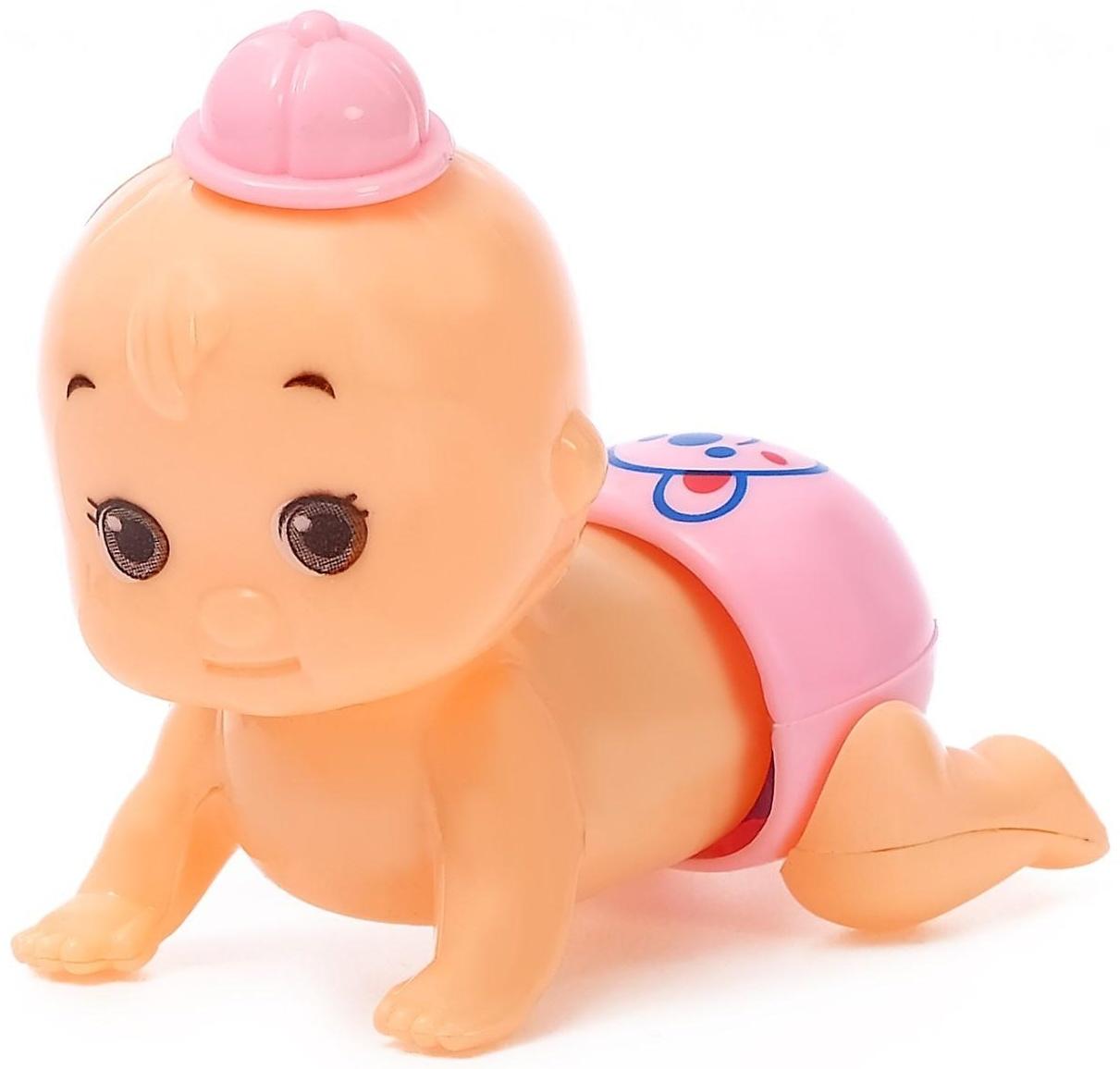 Заводная игрушка «Пупсик», МИКС